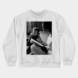 Vintage Portrait of Girl and Mom NYC Crewneck Sweatshirt